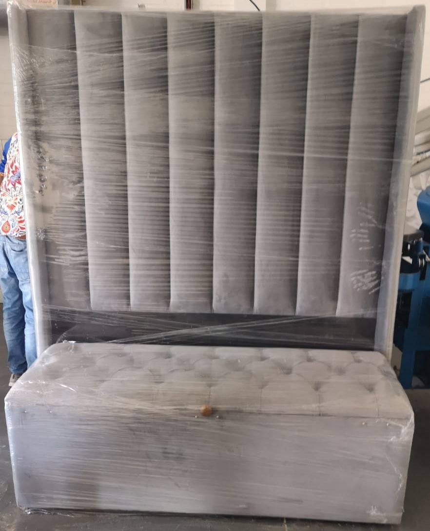 Headboards and storage Ottomans complete (ALL BED SIZES)