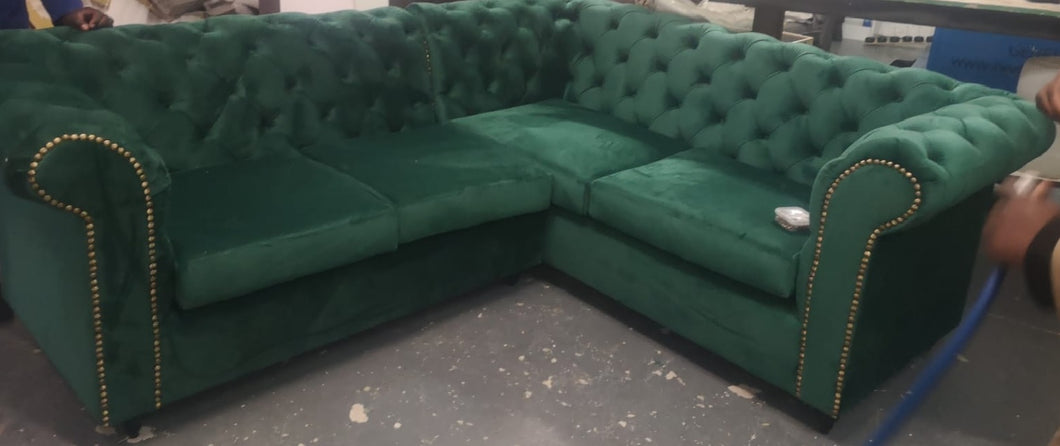 L-Shape Chesterfield Sofa