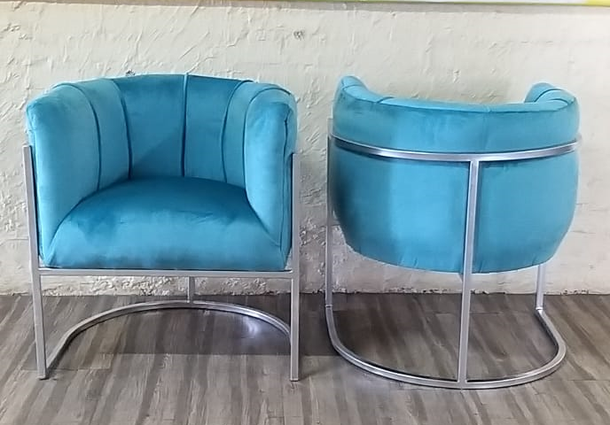 Steel Round Dining chairs